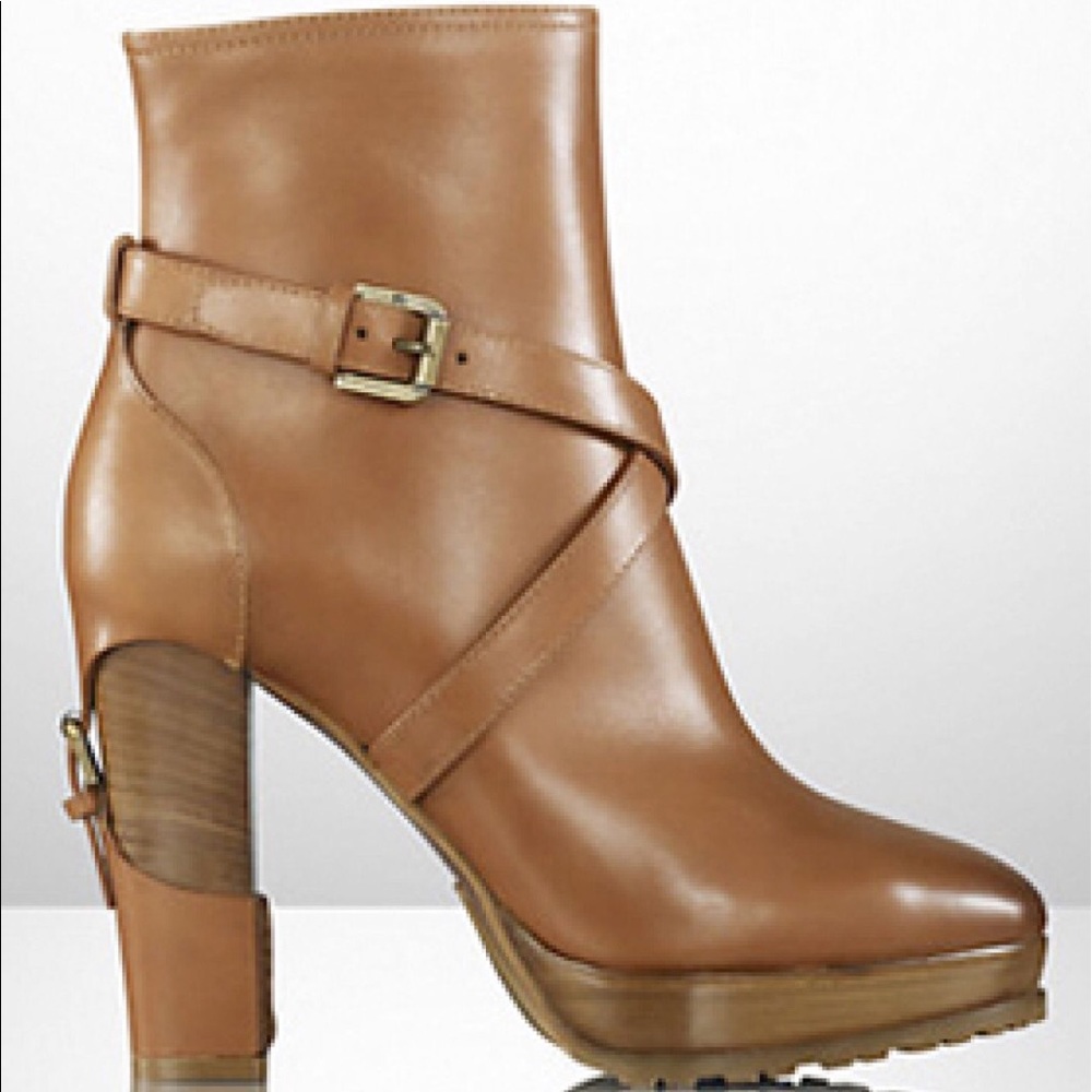 Ralph Lauren _ teana calfskin boot